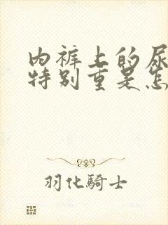 内裤上的尿骚味特别重是怎么回事