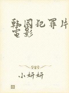 韩国犯罪片高分电影
