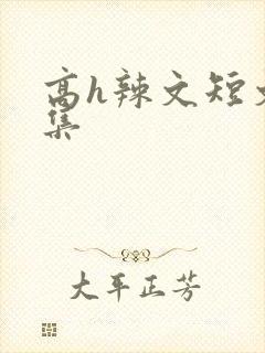 高h辣文短文合集