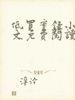 低买实录小说全文免费阅读最新章节