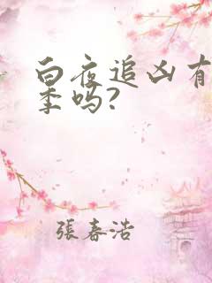 白夜追凶有第二季吗?