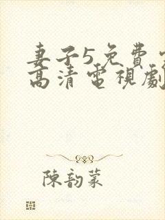 妻子5免费完整高清电视剧