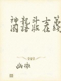 神龙斗士第一部国语版在线观看