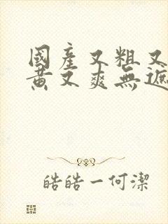 国产又粗又猛又黄又爽无遮挡的影片