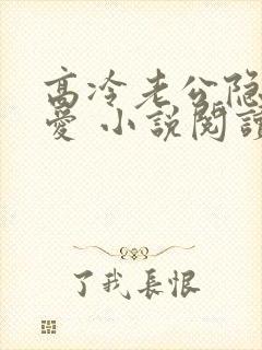 高冷老公隐婚蜜爱 小说阅读