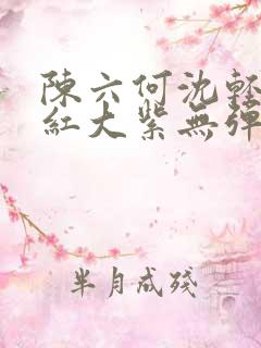 陈六何沈轻舞大红大紫无弹窗