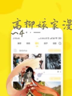 高柳嫁家漫画1~4：结局+番外