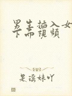 男生插入女生的下面视频