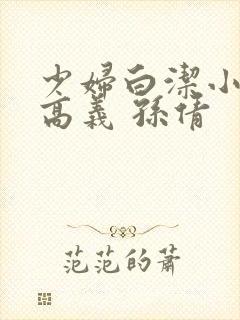 少妇白洁小说 高义 孙倩