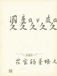 国产aⅴ爽av久久久久久久久19色