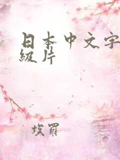 日本中文字幕二级片