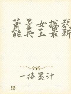 萧晨女总裁的全能兵王最新更新 小说