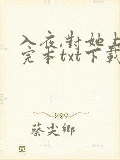 入夜,对她上瘾完本txt下载