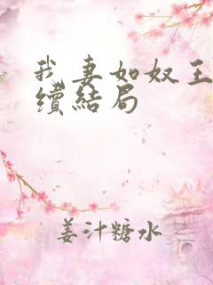 我妻如奴王琳后续结局