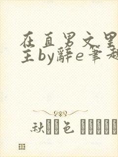 在直男文里撩男主by辞e笔趣阁在线阅读