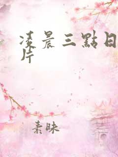 凌晨三点日本看片