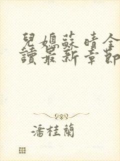 儿媳苏晴全文阅读最新章节内容