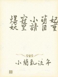 爆宠小萌妃腹黑妖皇请自重