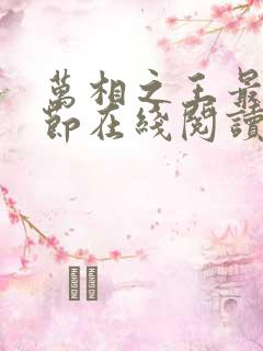 万相之王最新章节在线阅读免费