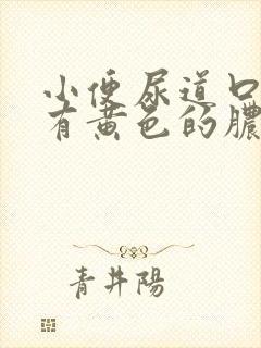 小便尿道口刺痛有黄色的脓水