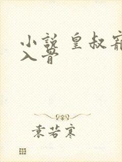 小说 皇叔宠我入骨