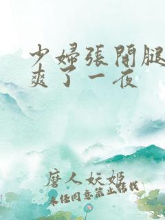 少妇张开腿让我爽了一夜