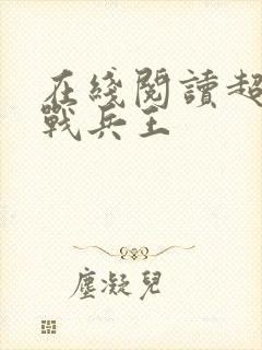 在线阅读超级特战兵王