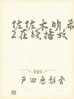 佐佐木明希022在线播放