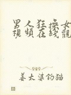 男人狂操女人的视频在线观看