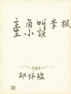 主角叫李枫的重生小说