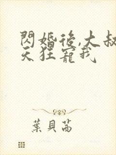 闪婚后,大叔每天狂宠我