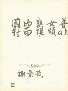 国内熟女普通话对白视频a级二区