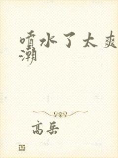 喷水了太爽了高潮