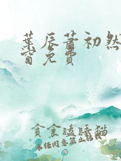 叶辰萧初然无弹窗免费