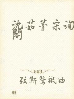 沈茹菁宋洵笔趣阁