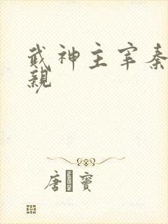 武神主宰秦尘母亲