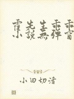 霍先生乖乖宠我小说无弹窗