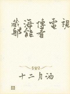 藏海传电视剧在那能看