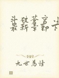 斗破苍穹 小说最新章节下载