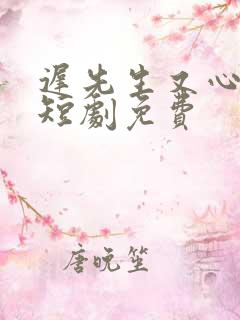 迟先生又心动了短剧免费