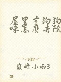 屋里有狗狗尿骚味怎么去除