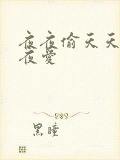 夜夜偷天天爽夜夜爱