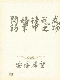 闪婚后我成大佬的掌中之物