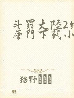 斗罗大陆2绝世唐门下载小说