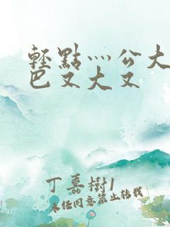 轻点灬公大ji巴又大又