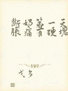 断奶第一天乳房胀痛有硬块怎么办