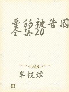 爱的被告国语版全集20