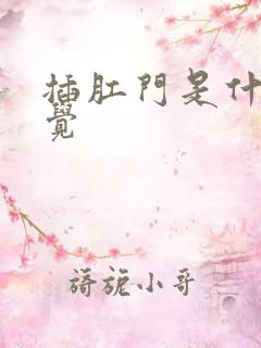 插肛门是什么感觉