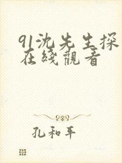91沈先生探花在线观看