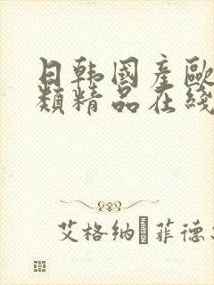 日韩国产欧美另类精品在线播放